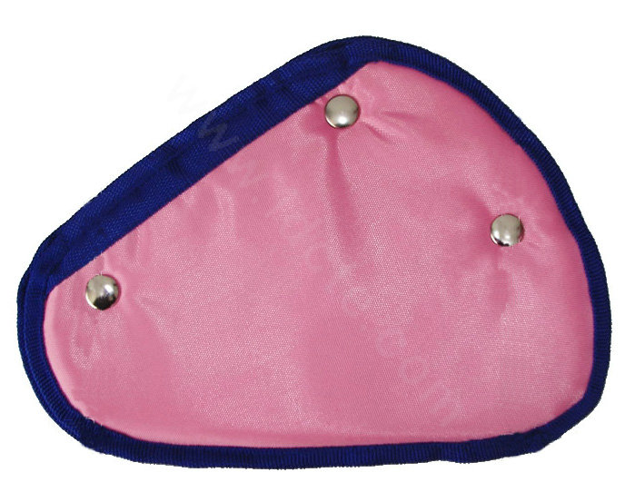 Best Dragonfly Flower Nylon Cotton Auto Car Seat Safety Belt Adjuster Strap Covers For Children- Pink