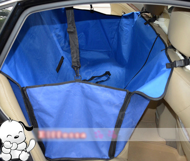 Best Universal Tarps Pets Automotive Rear Bench Cushions Car Seat Covers For Dogs - Blue