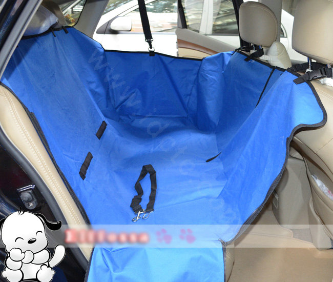 Best Universal Tarps Pets Automotive Rear Bench Cushions Car Seat Covers For Dogs - Blue