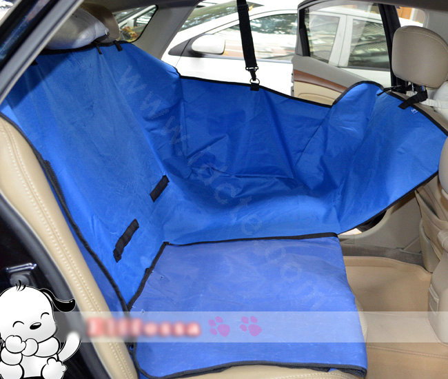 Best Universal Tarps Pets Automotive Rear Bench Cushions Car Seat Covers For Dogs - Blue