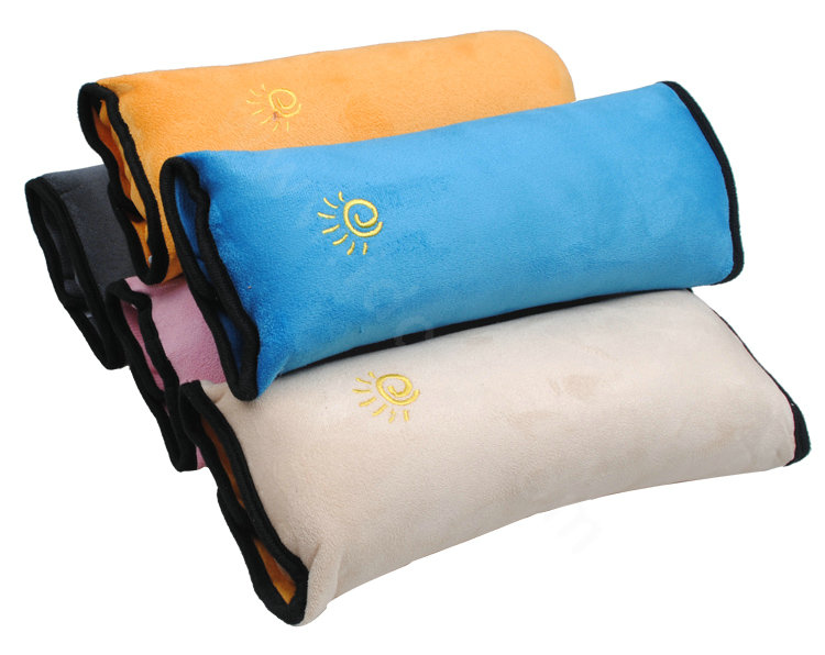 Best Velvet Cotton Safety Belt Covers Auto Seat Belt Covers For Kids Car Decoration - Beige