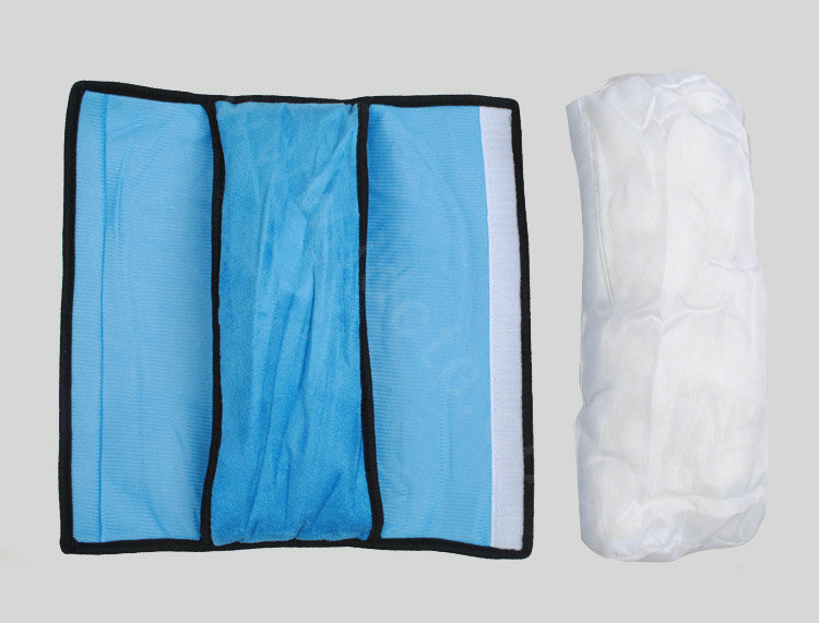 Best Velvet Cotton Safety Belt Covers Auto Seat Belt Covers For Kids Car Decoration - Blue