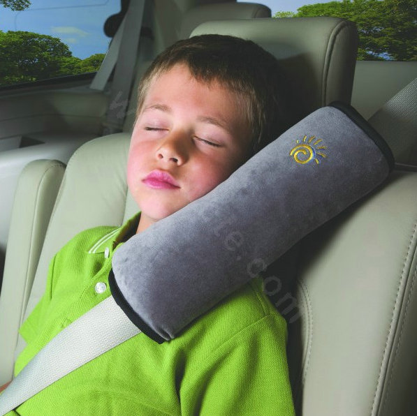 Best Velvet Cotton Safety Belt Covers Auto Seat Belt Covers For Kids Car Decoration - Grey