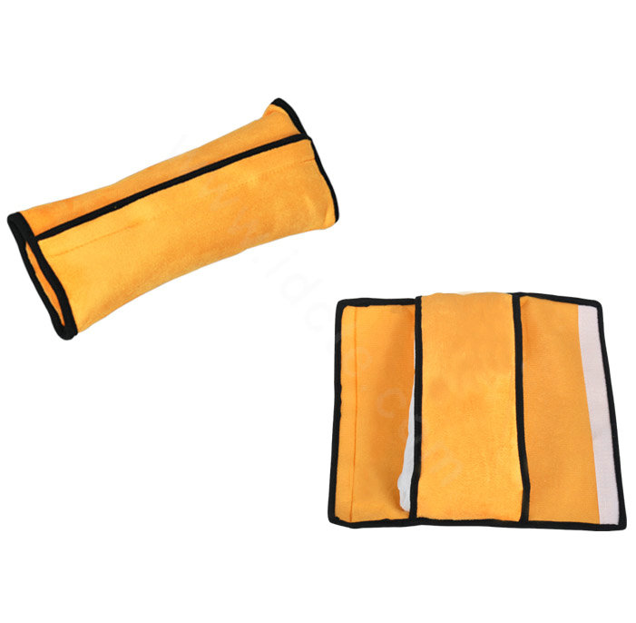 Best Velvet Cotton Safety Belt Covers Auto Seat Belt Covers For Kids Car Decoration - Yellow