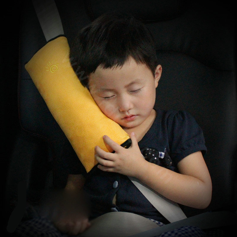 Best Velvet Cotton Safety Belt Covers Auto Seat Belt Covers For Kids Car Decoration - Yellow