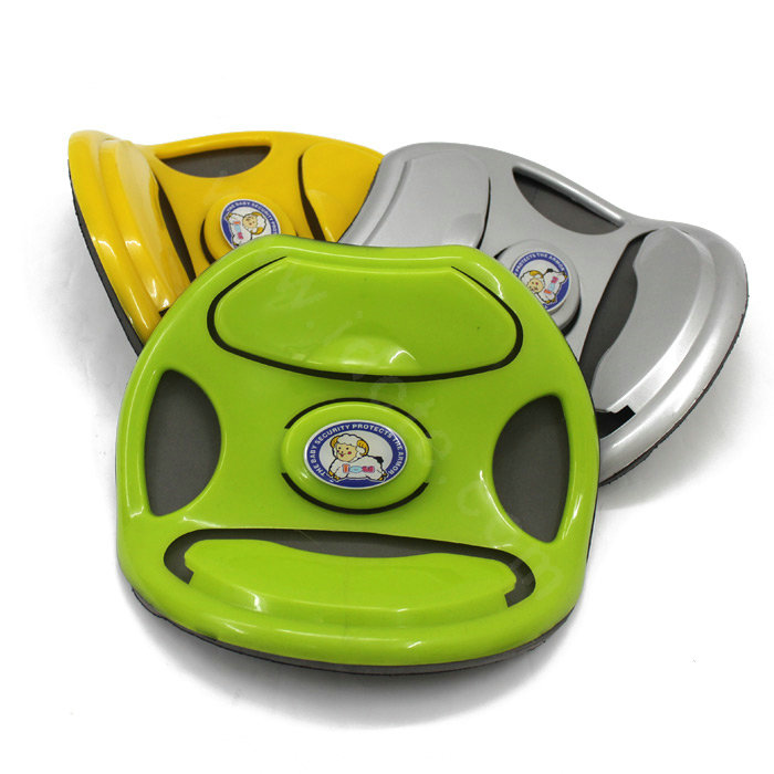 Cool Polypropylene Cloth Auto Car Seat Safety Belt Adjuster Strap Covers For Children - Yellow