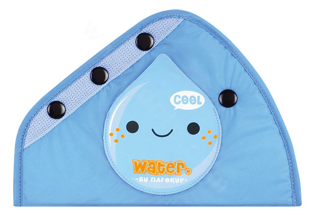 Cute Bee Water Nylon Cotton Auto Car Seat Safety Belt Adjuster Covers For Children- Blue