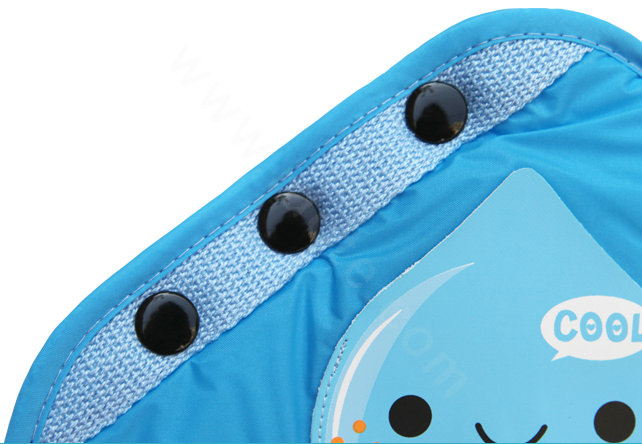 Cute Bee Water Nylon Cotton Auto Car Seat Safety Belt Adjuster Covers For Children- Blue