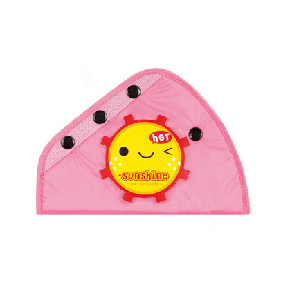 Cute Butterfly Sunshine Nylon Cotton Auto Car Seat Safety Belt Adjuster Covers For Kids- Pink
