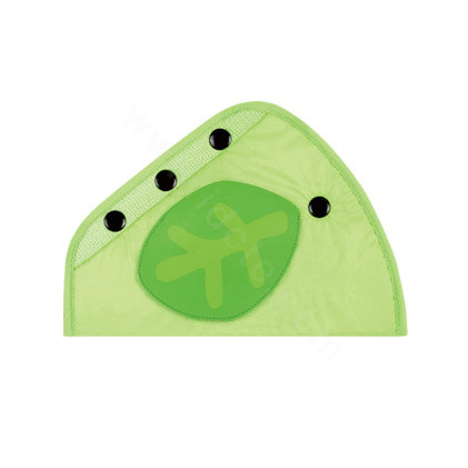 Cute Orange Leaf Nylon Cotton Auto Car Seat Safety Belt Adjuster Covers For Kids- Green