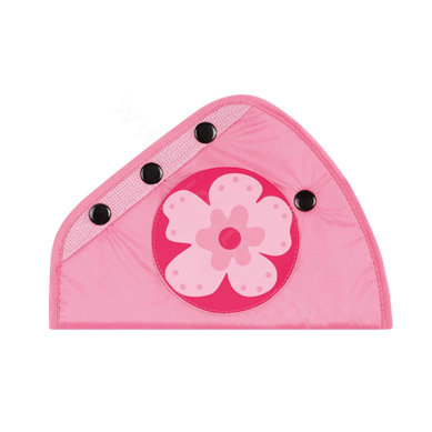 Cute Strawberry Flower Nylon Cotton Auto Car Seat Safety Belt Adjuster Covers For Kids- Pink