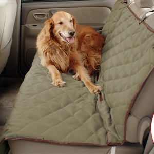 High Quality Universal Oxford Cloth Pets Auto Rear Bench Cushions Car Seat Covers For Dogs - Green