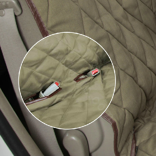 Unique Universal Oxford Cloth Pets Auto Rear Bench Cushions Car Seat Covers For Dogs - Green