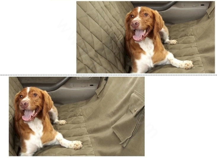 Unique Universal Oxford Cloth Pets Auto Rear Bench Cushions Car Seat Covers For Dogs - Green