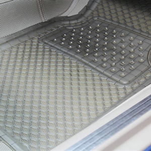 Best Clear PVC Plastic Universal Waterproof Auto Foot Carpet Car Floor Mats 5pcs Sets - Brown