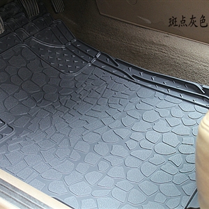 Classic Good PVC Plastic Universal Waterproof Auto Foot Carpet Car Floor Mats 5pcs Sets - Gray