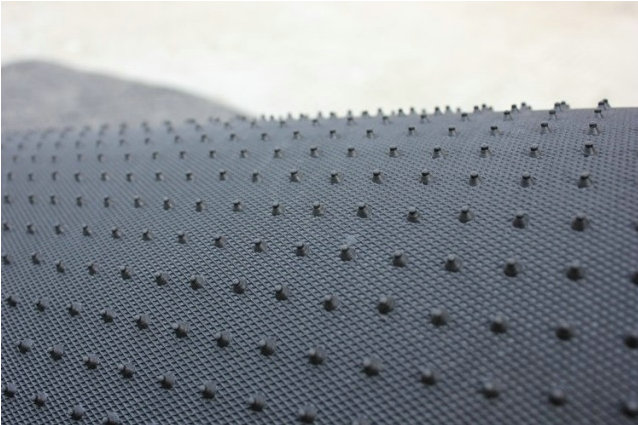 High Quality Diamond Universal Automotive Carpet Car Floor Mats Suede 5pcs Sets - Black