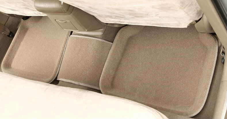 Best Vehicle Universal Auto Carpet Waterproof Car Floor Mats PVC 5pcs Sets - Beige