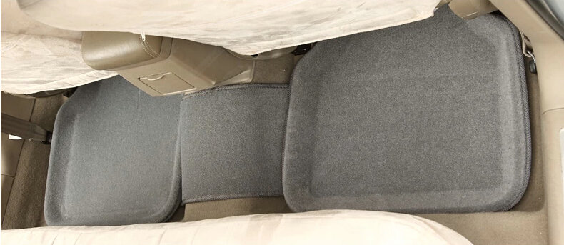 Best Vehicle Universal Auto Carpet Waterproof Car Floor Mats PVC 5pcs Sets - Gray