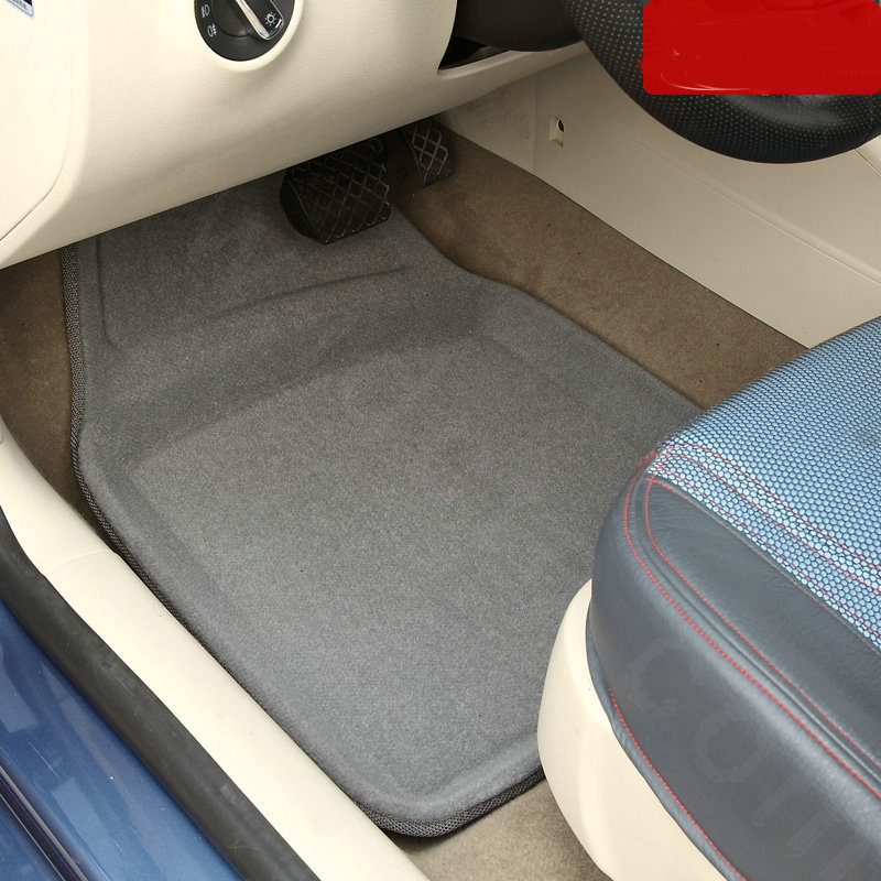 Best Vehicle Universal Auto Carpet Waterproof Car Floor Mats PVC 5pcs Sets - Gray