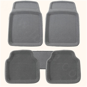 Best Vehicle Universal Auto Carpet Waterproof Car Floor Mats PVC 5pcs Sets - Gray