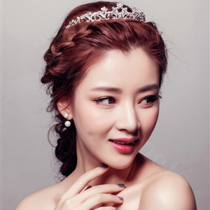 Hot sell Flower Rhinestone Bridal Classic Crown Hairwear Wedding Dress Bride Headband Hair Accessories