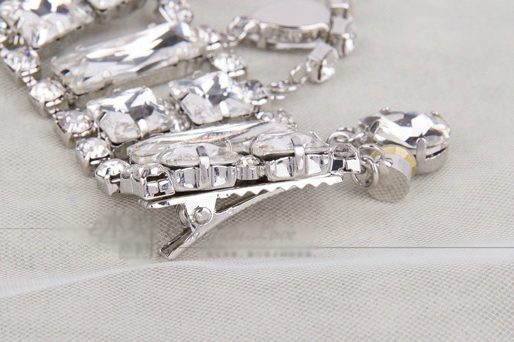 Classic Wedding Jewelry Flower Crystal Tassel Headband Tiaras Bridal Rhinestone Hair Accessories