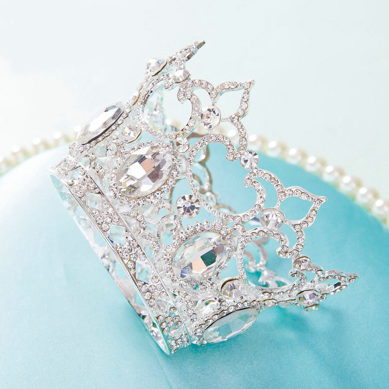 Classic Wedding Jewelry small Ring Crystal Tiaras Bridal Rhinestone Crown Hair Accessories