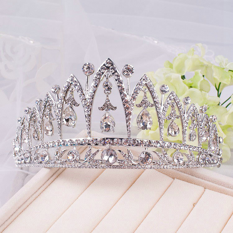 Luxury Classic European Wedding Jewelry Crystal Tiaras Bridal Crown Rhinestone Hair Accessories