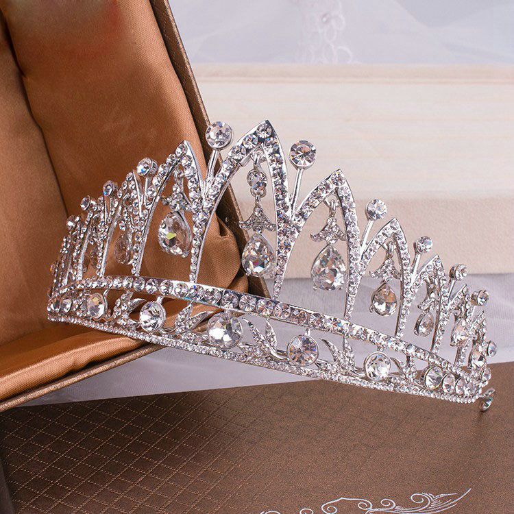 Luxury Classic European Wedding Jewelry Crystal Tiaras Bridal Crown Rhinestone Hair Accessories