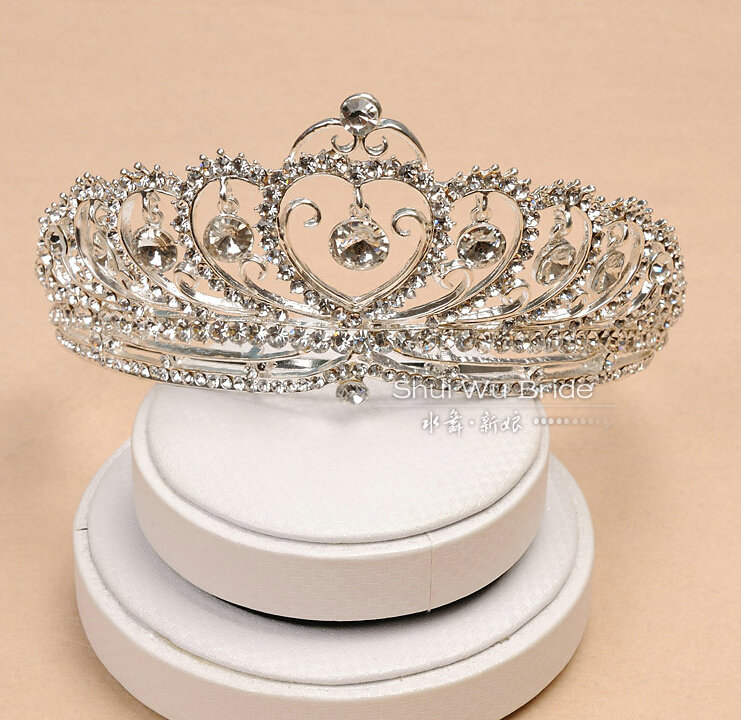 Luxury Fashion Wedding Jewelry Flower Crystal Tiaras Bridal Rhinestone Crown Hair Accessories