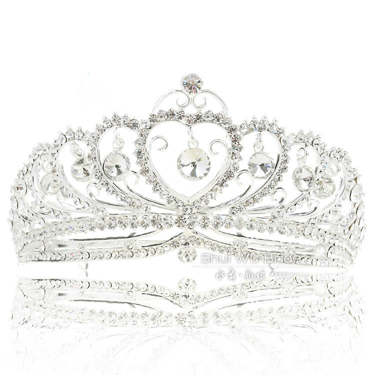 Luxury Fashion Wedding Jewelry Flower Crystal Tiaras Bridal Rhinestone Crown Hair Accessories