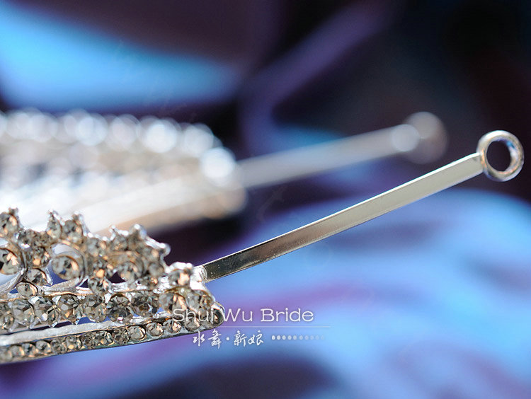 Luxury Fashion Wedding Jewelry Flower Crystal Tiaras Bridal Rhinestone Crown Hair Accessories