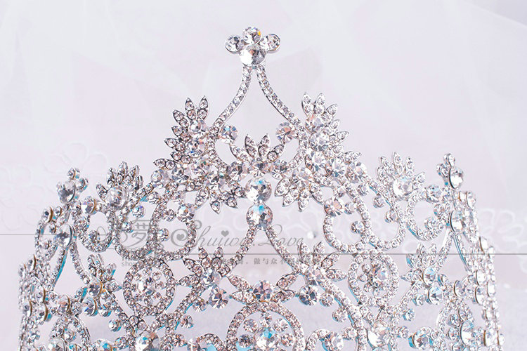 Luxury Wedding Jewelry Crystal Tiaras Bridal Queen Flower Crown Rhinestone Hair Accessories