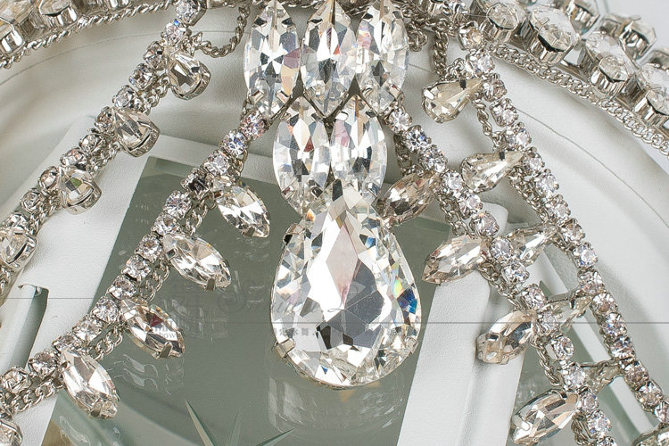 Luxury Wedding Jewelry Water-drop Tassel Crystal Tiaras Bridal Headband Rhinestone Hair Accessories