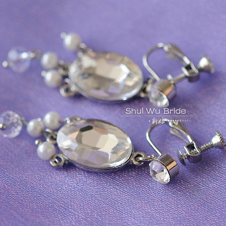 Unique Fashion Wedding Jewelry Sets Crystal Butterfly Tiara & Earrings & Bridal Rhinestone Necklace