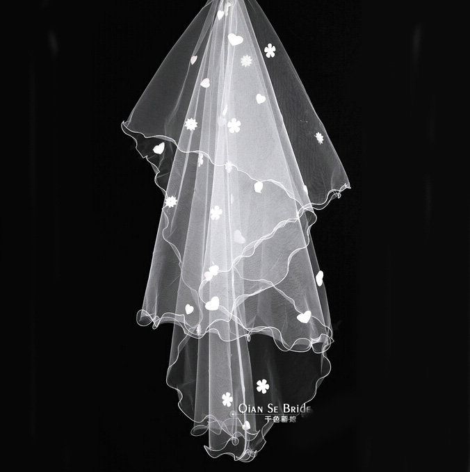 Romantic Cathedral Multilayer 300cm Length Ivory Lace Flower Bridal Wedding Veil Bride Care Cloth