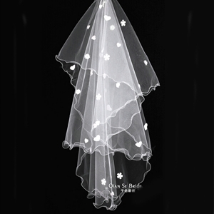 Romantic Cathedral Multilayer 300cm Length Ivory Lace Flower Bridal Wedding Veil Bride Care Cloth