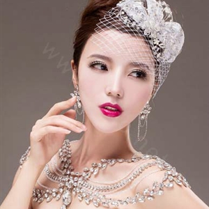European Extreme Luxury Queen Crystal Bridal Necklace Rhinestone Shoulder Chain Wedding Party Jewelry