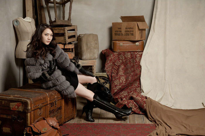 Extre Luxury Genuine Real Whole Fox Fur Coats Fashion Women Medium-long Fur Outerwear - Grey