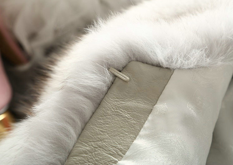 Extre Luxury Genuine Real Whole Fox Fur Coats Fashion Women Short Fur Outerwear - White