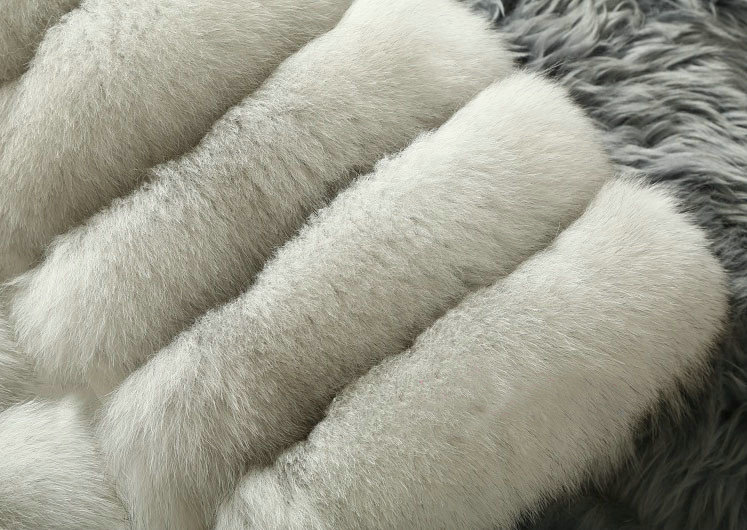 Extre Luxury Genuine Real Whole Fox Fur Vest Fashion Women Medium-long Fur Waistcoat - White