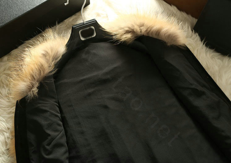 Luxury Genuine Real Whole Raccoon Fur Vest Fashion Women Medium-long Fur Gliet - Brown