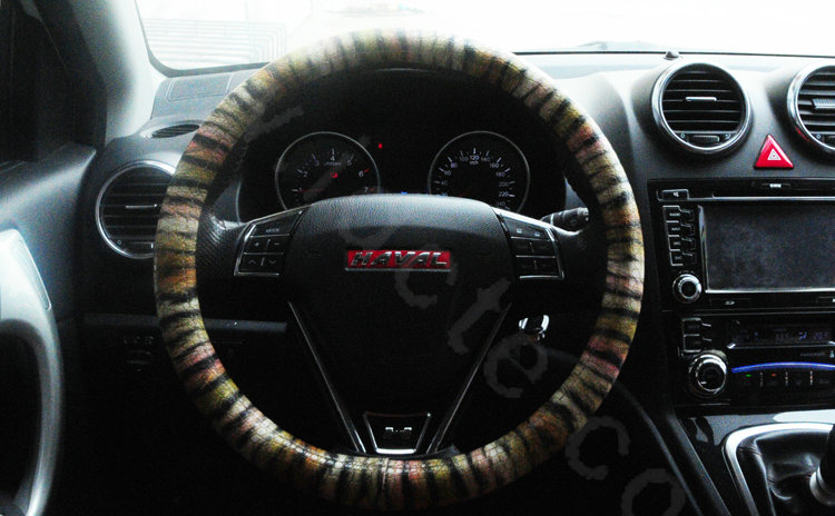 Calssic Snake Grain PU Leather Car Steering Wheel Covers 15 inch 38CM - Color
