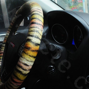 Calssic Snake Grain PU Leather Car Steering Wheel Covers 15 inch 38CM - Color