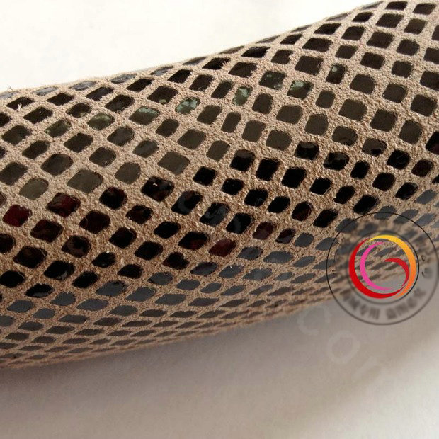 Fashion Women Genuine Leather Snake Skin Car Steering Wheel Covers 15 inch 38CM - Beige