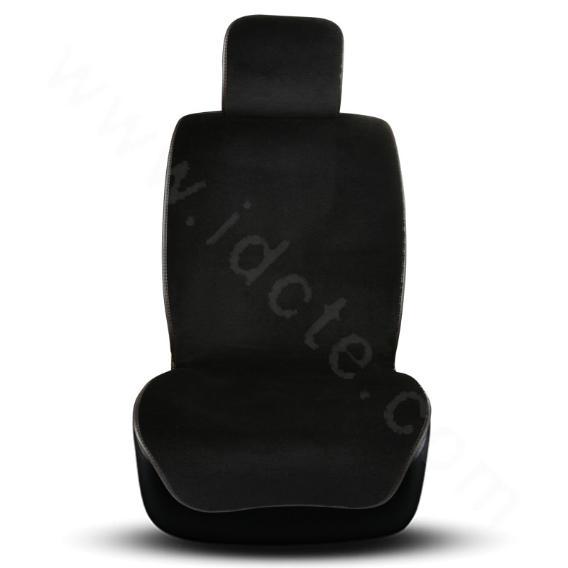 Funky Genuine Wool Auto Cushion Man Cool Casual Universal Car Seat Covers 11pcs Sets - Balck