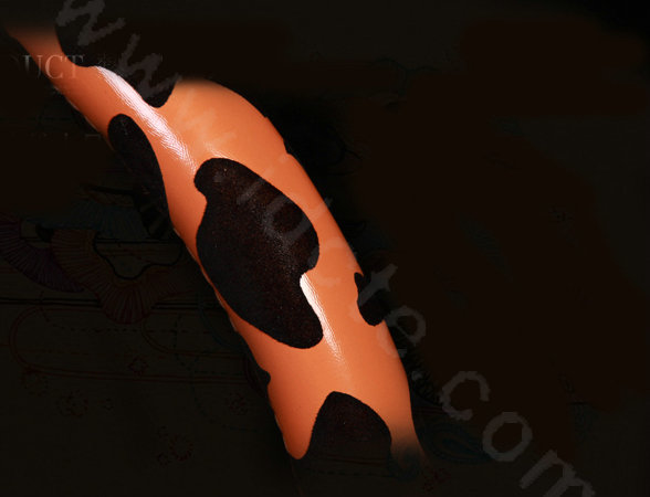 High Quality Milk Cow Print PU Leather Car Steering Wheel Covers 15 inch 38CM - Brown