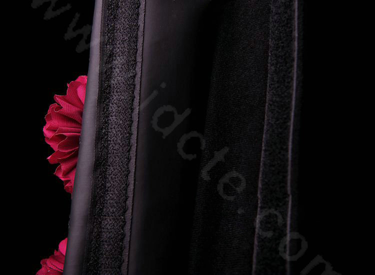 Luxury Flower Rhinestone Leather Car Seat Safety Belt Covers Interior Decoration 2pcs - Rose