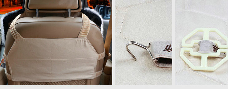 New Winter Whole Wool Auto Cushion Universal Genuine Sheepskin Car Seat Covers 6pcs Sets - Coffee